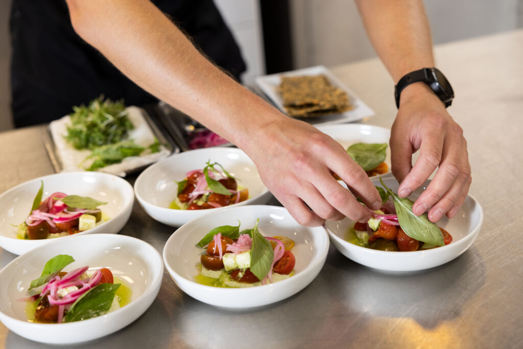 Servering restaurang