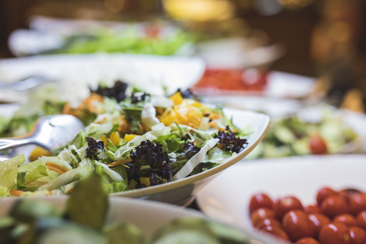 Buffé med sallad